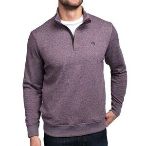 Travis Mathew Hideaway Golf Quarter Zip Pullover Burgundy Red Size S